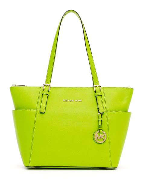 michael kors lime green tote bad|michael kors olive green crossbody.